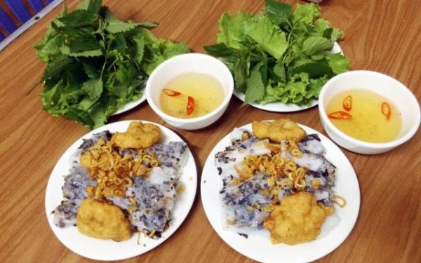 Bánh cuốn chả mực